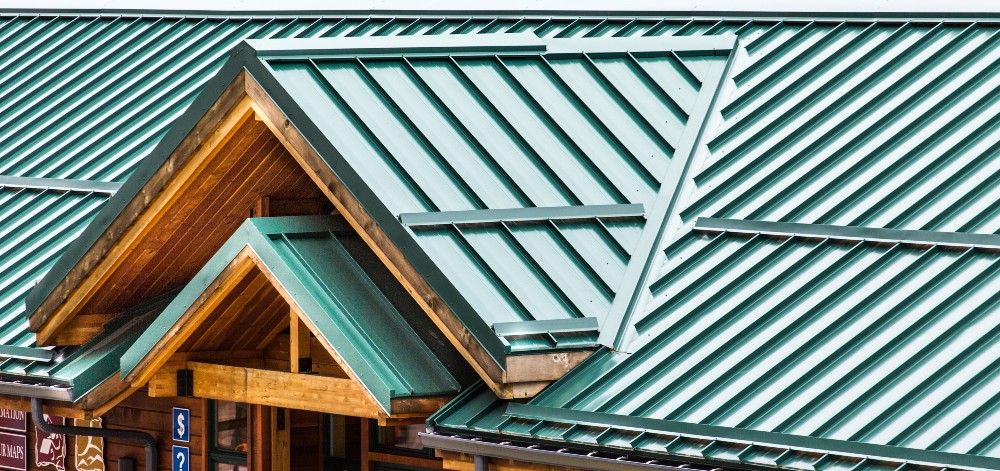 metal roof over plywood